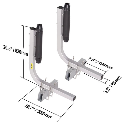 Succebuy Boat Trailer Guide Adjustable Guide Poles 2Pcsrustproof Galvanized Steel Trailer Guide for Skiboat or Sailboat Trailer